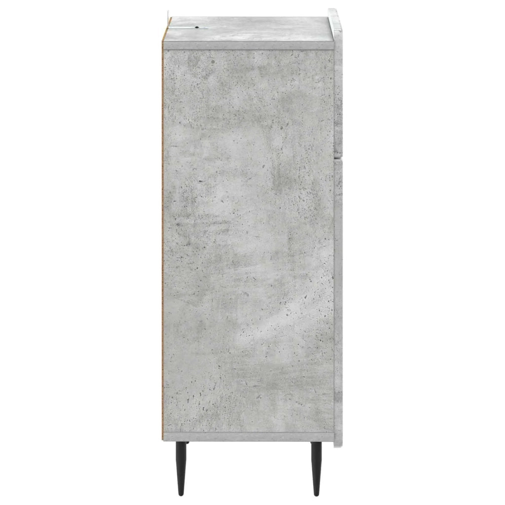 Mobiletto da Bagno ZWOLLE Grigio Cemento 30 x 31 x 79,5 cm 896388