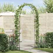 Arco da Giardino Floreale Nero 115 x 37 x 231 cm 42021351