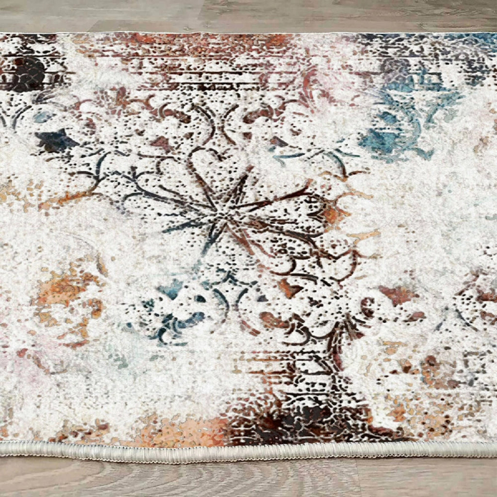 Rocky River, Tappeto Materiale Struttura in Velluto, 300x100 cm Multicolore