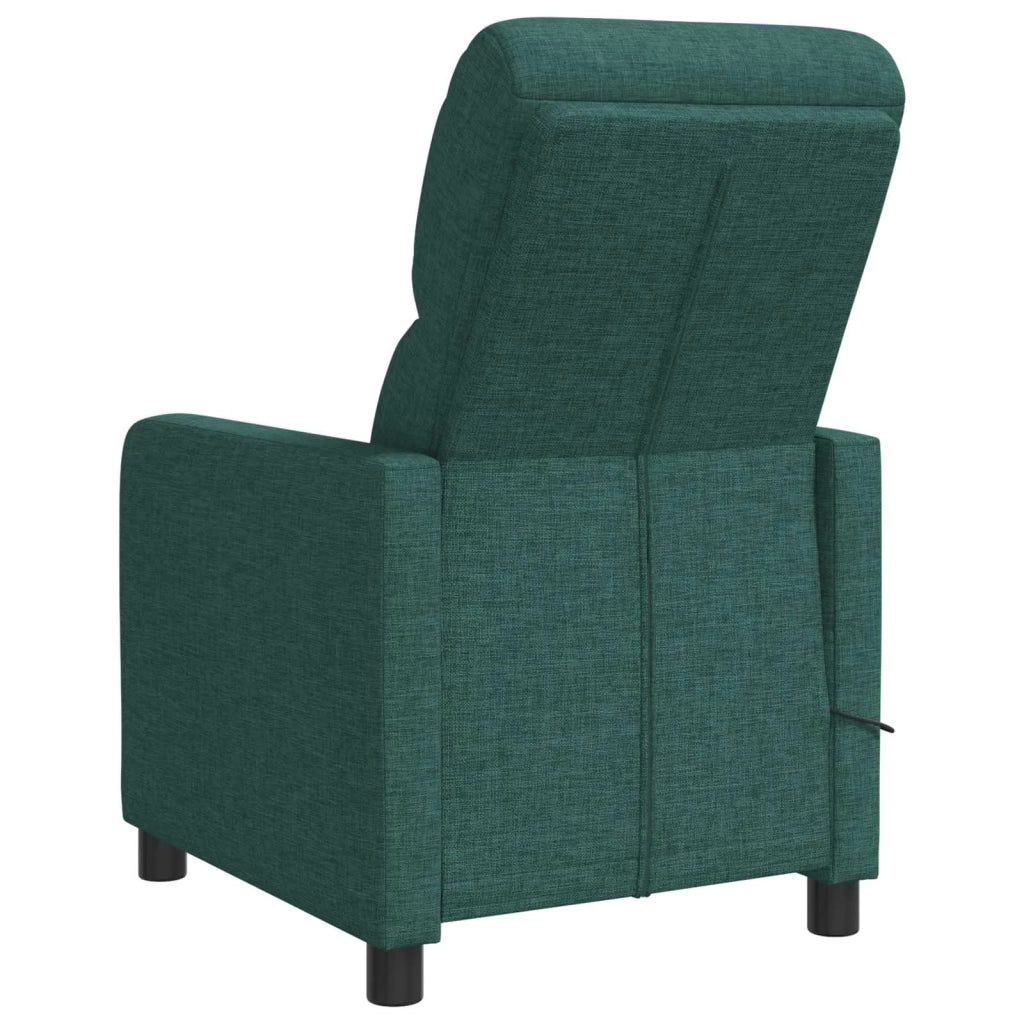 Poltrona Massaggiante Verde Scuro Tessuto 42034834