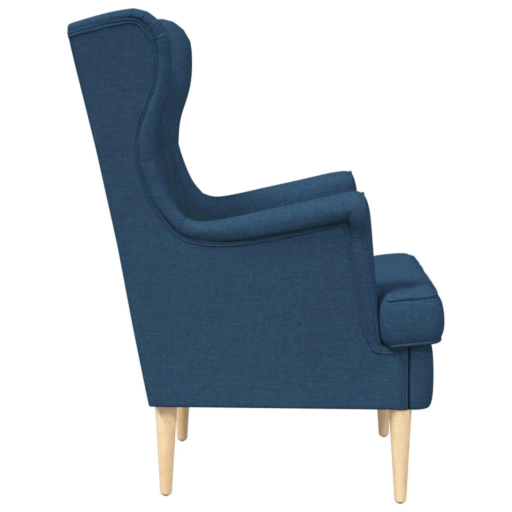 Poltrona-Divano Sedia Blu Tessuto 408452