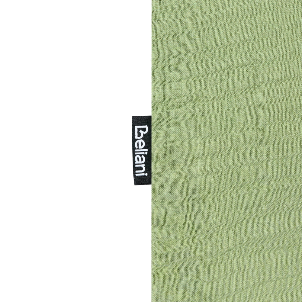 Set copripiumino e federa in mussola di cotone verde 220 x 240 cm per camera da letto moderna