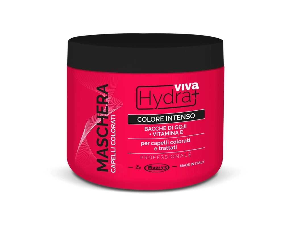 HYDRA VIVA+ MASCHERA PER CAPELLI COLORE INTENSO CON GOJI E VITAMINA E DA 500ML