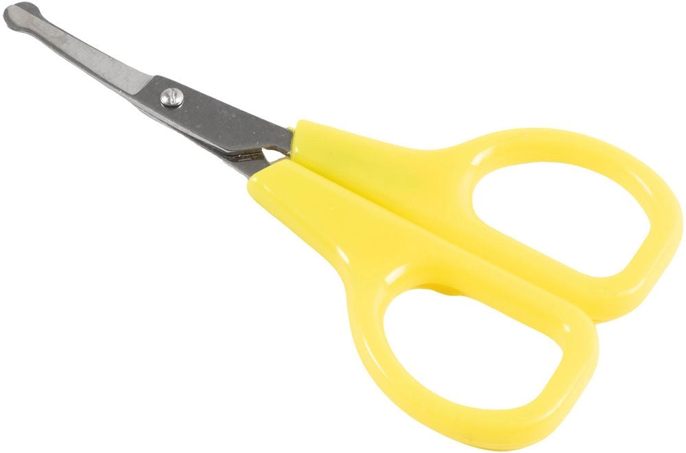 Forbicine Poupy con punte arrotondate sicure per bambini piccoli.