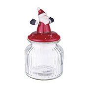 Barattolo christmas con babbo natale