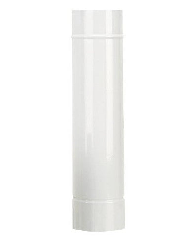 TUBO SMALTATO PER STUFA A LEGNA 'CLASSIC' Ø 80 mm - 50 cm - Col. bianco - SAVE