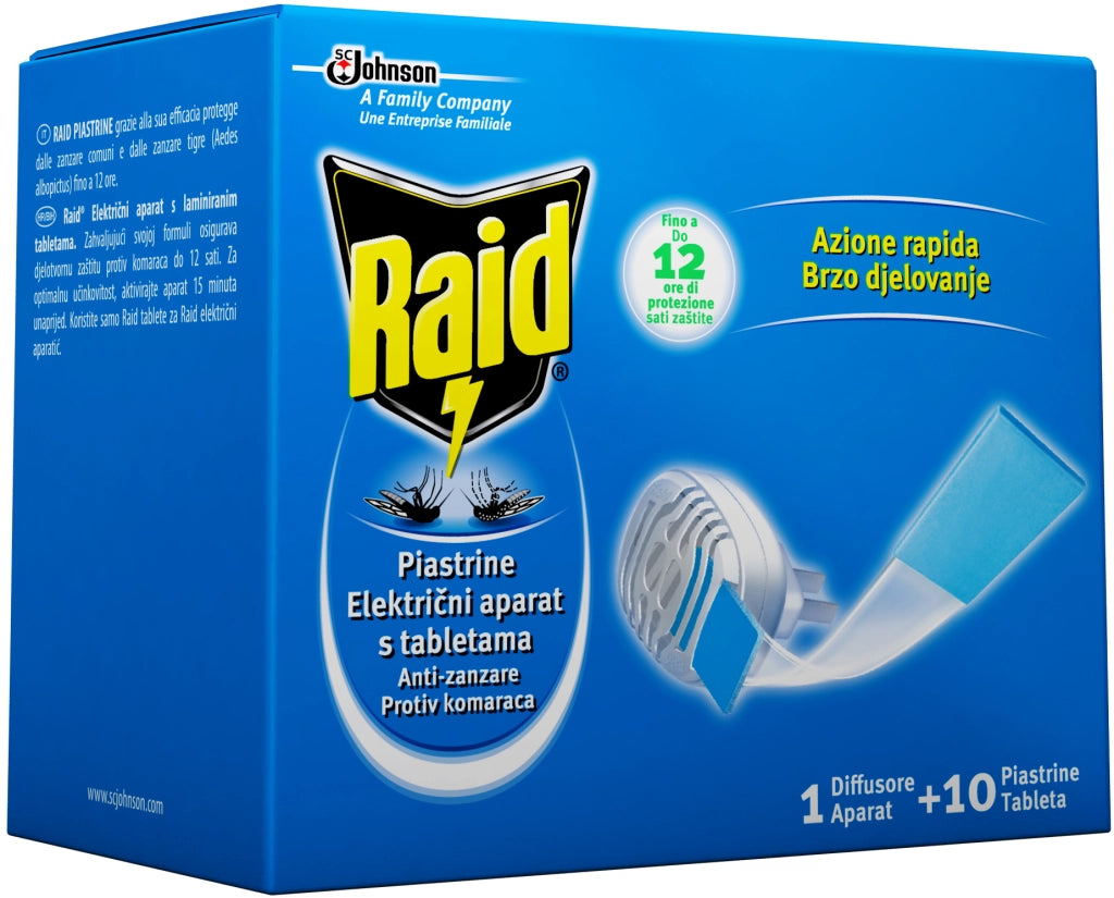 Raid ELETTROEMANATORE + 10 PIASTRINE 12.00 pz