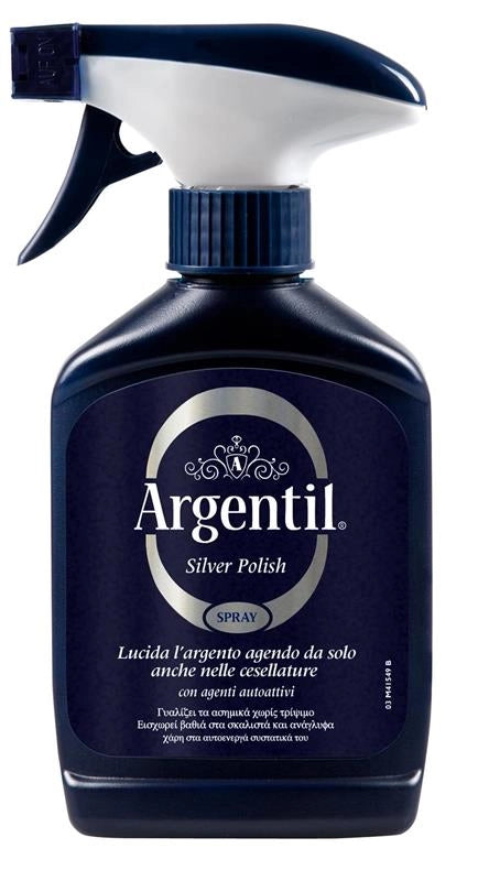 ARGENTIL SILVER POLISH TRIGGER DETERGENTE LUCIDA ARGENTO SPRAY 150 ML