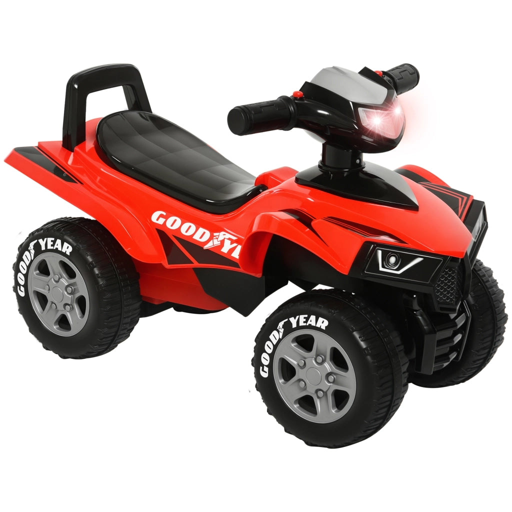 Quad Giocattolo Bambini 18-36 Mesi Licenza GOODYEAR Luci e Suoni Rosso