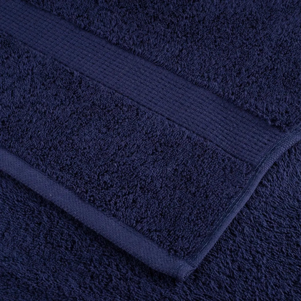 Asciugamani da doccia premium SOLUND 2 pezzi blu navy 70x140 cm 600 g/m² 137260