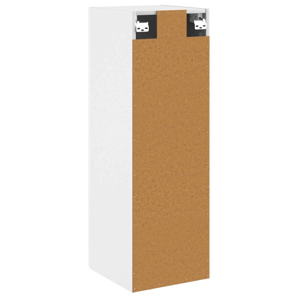 Mobiletto da Bagno a Muro Bianco Lucido 33 x 34,5 x 100 cm 890526
