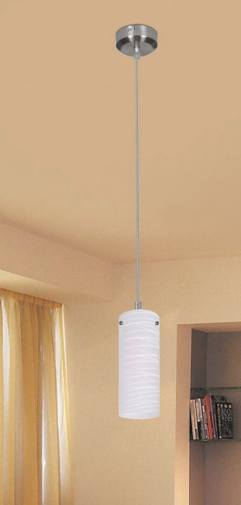 Lampada sospensione Rabalux Aurel E27 1 luce cromo
