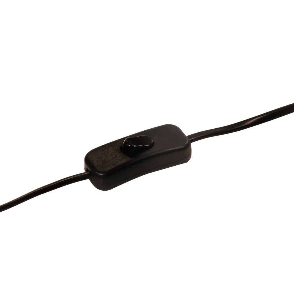 Lampada da scrivania industriale ergonomica 18 x 18 x 60 cm atmosfera accogliente in ferro nero 02_0047548