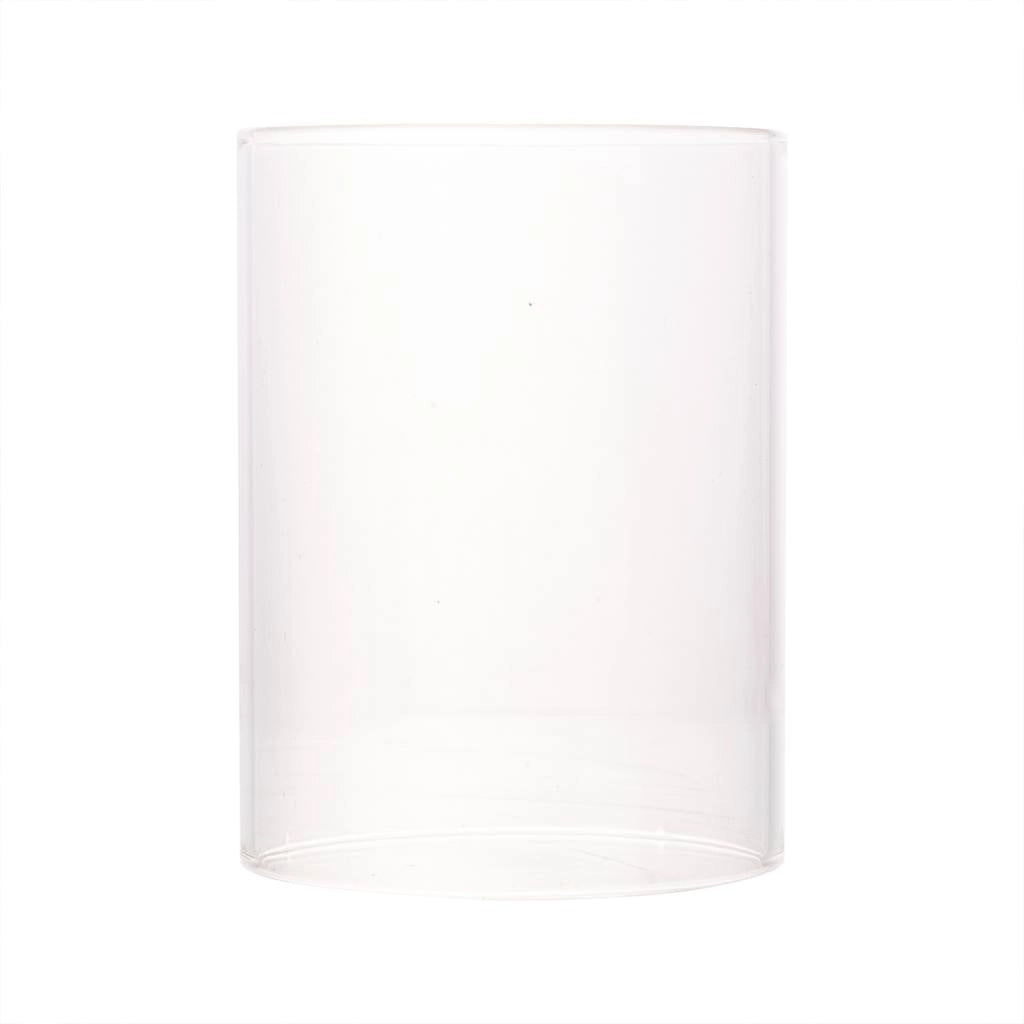 Portacandele in metallo dorato 24x24x37h