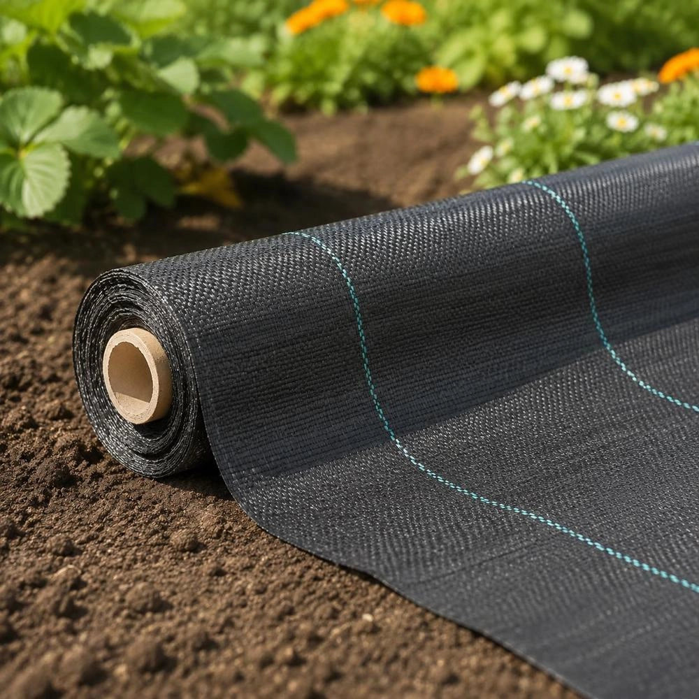 Black Weed Control Fabric 2x200 M PP