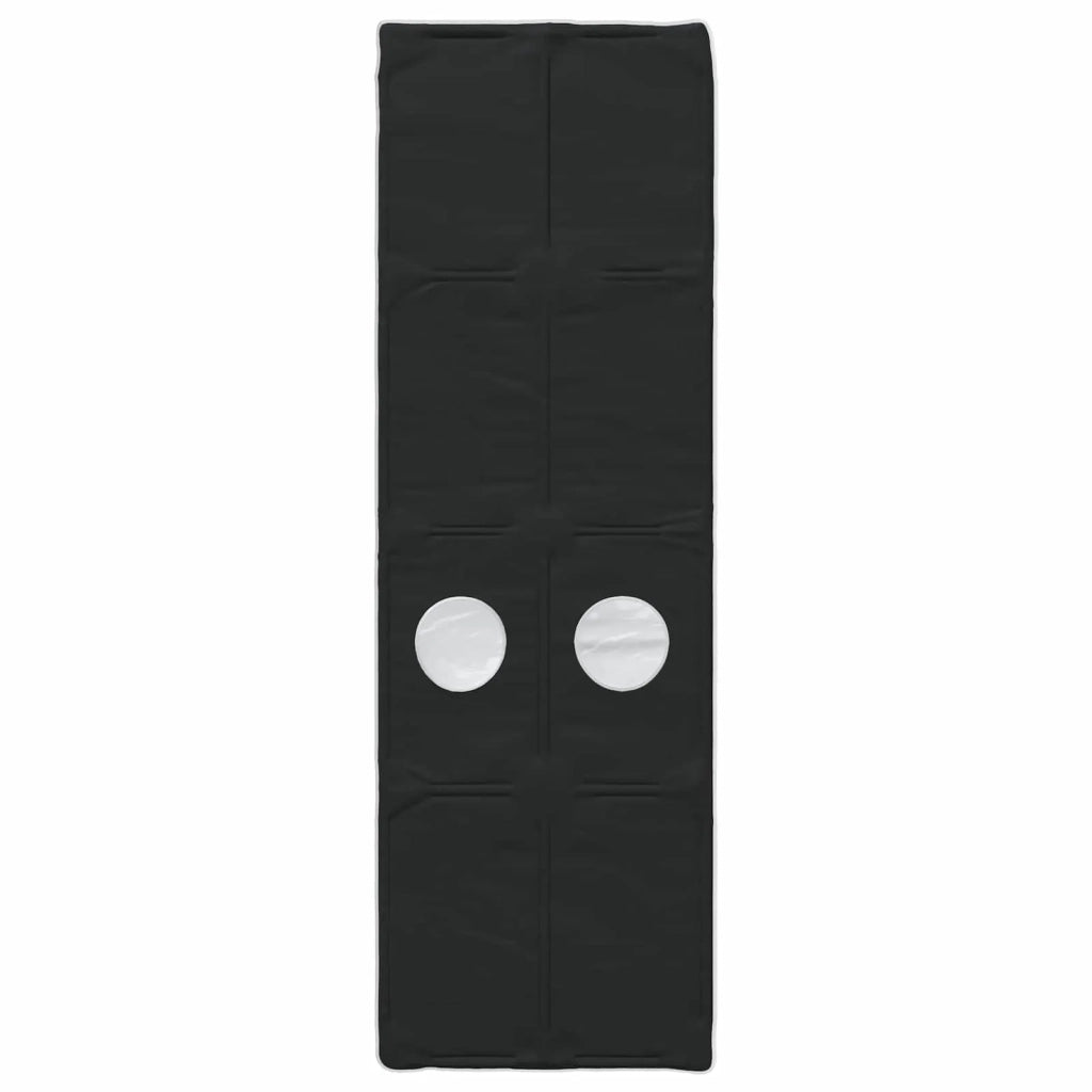 Letto con Tunnel 3 pz Bianco e Nero Legno ingegnerizzato 3423646