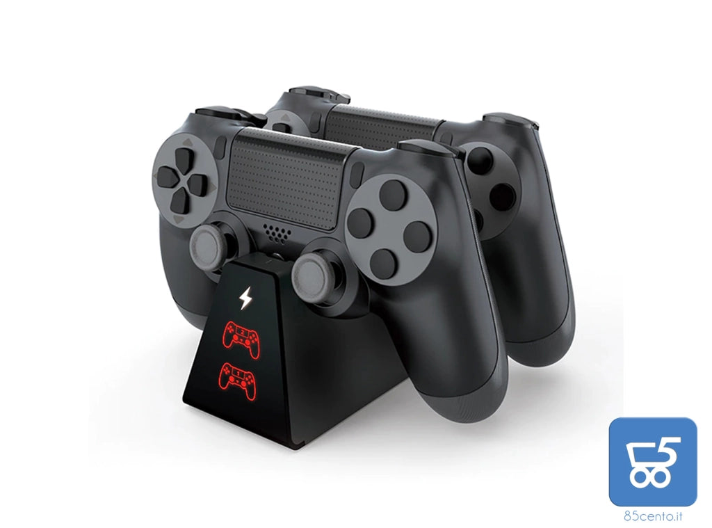 Base di Ricarica per Controller PS4 portatile dual dock station di ricarica Joystick non inclusi