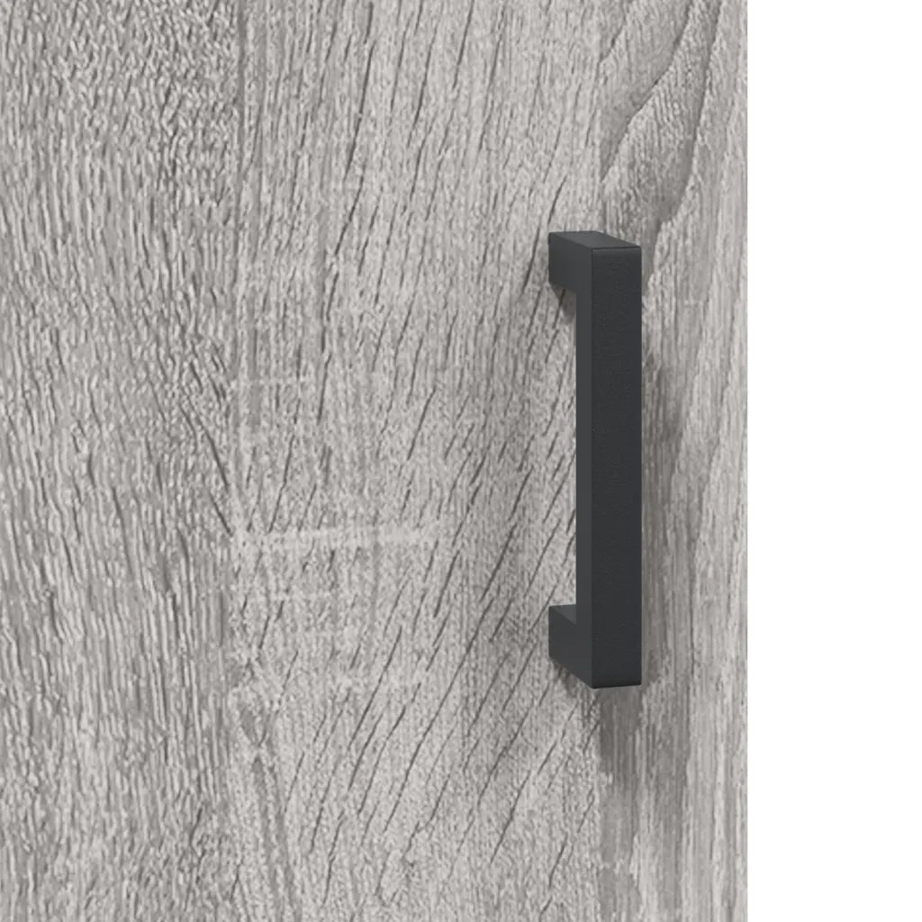 Credenza | Madia | Buffet da pranzo | Armadio da pranzo Grigio Sonoma 69,5x34x180 cm in Legno Multistrato