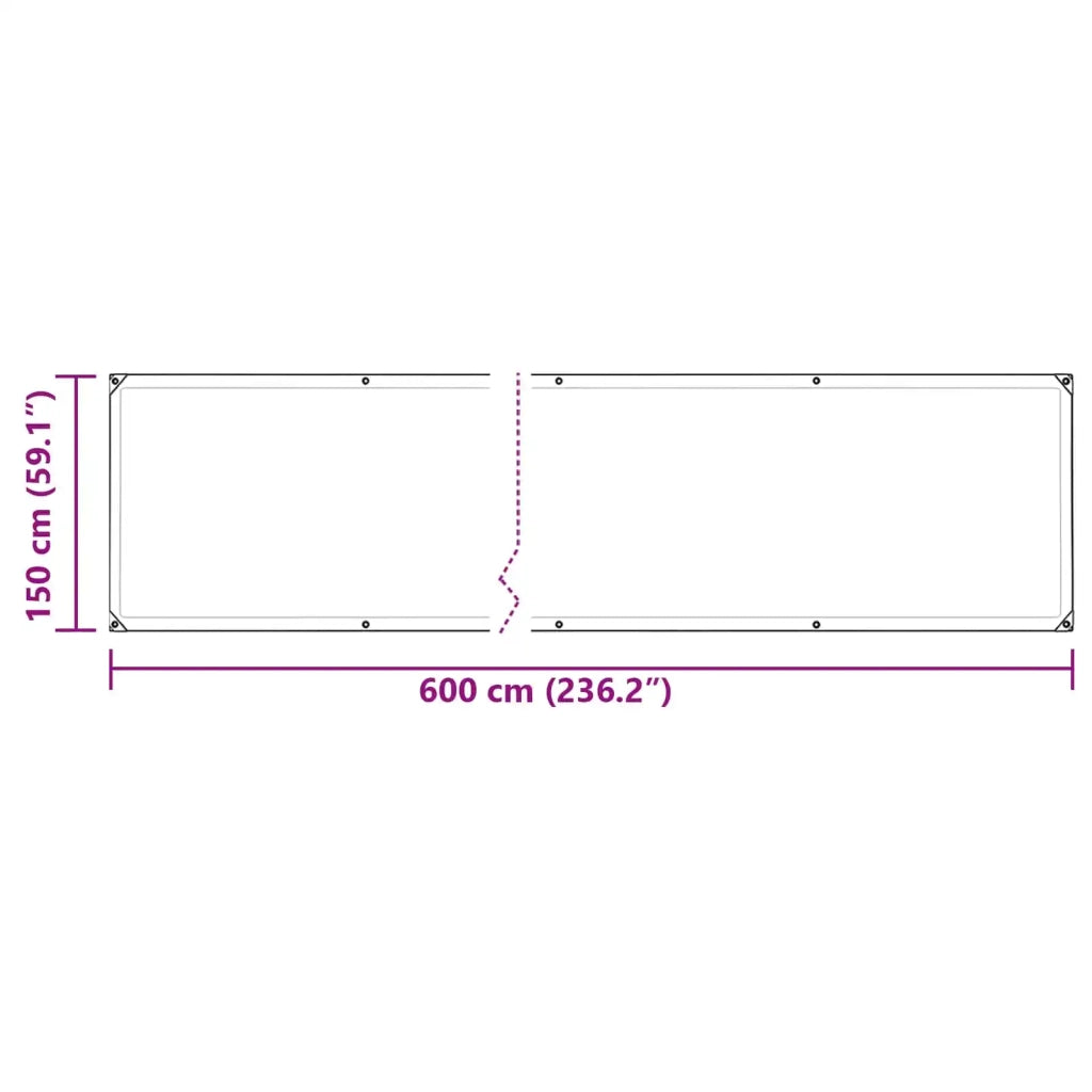 Copertura per Piante Trasparente 6 x 1,5 m PVC 3429368
