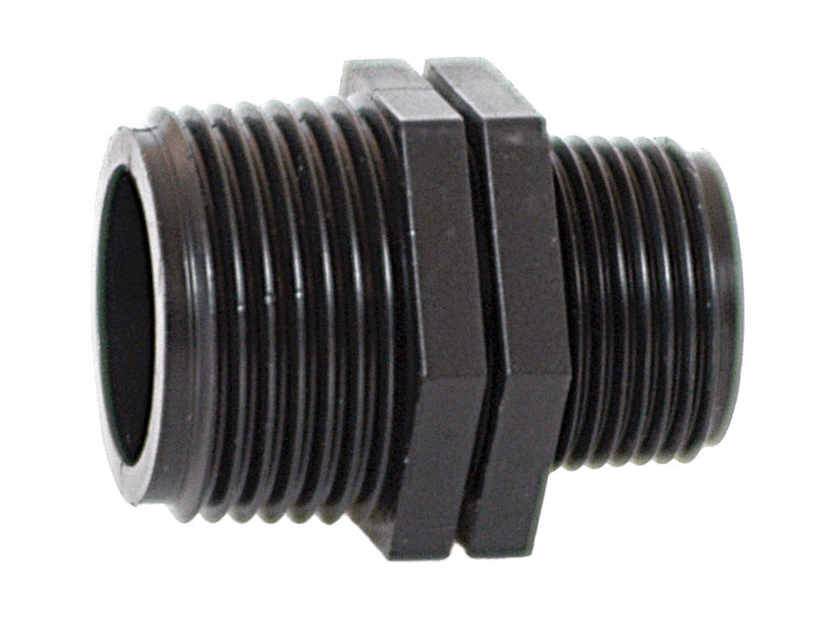 RACCORDO NYLON NIPPLO RIDUZIONE 3/4 X 1/2*- IRRITEC- 50,0 pz