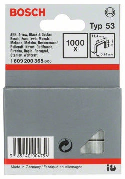 1609200365 - Graffetta a filo fine tipo 53 11,4 x 0,74 x 8 mm