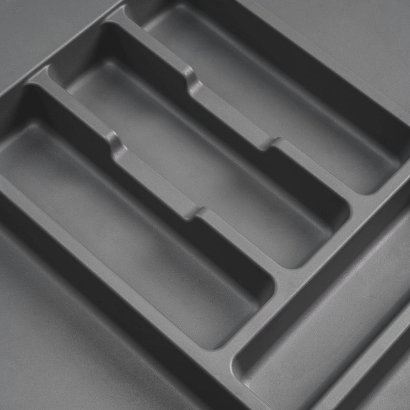 Contenitori per cassetti da cucina Recycle con coperchio anti-odore, Altezza 266, 1x15 lt, 2x7 lt, Grigio antracite Te..