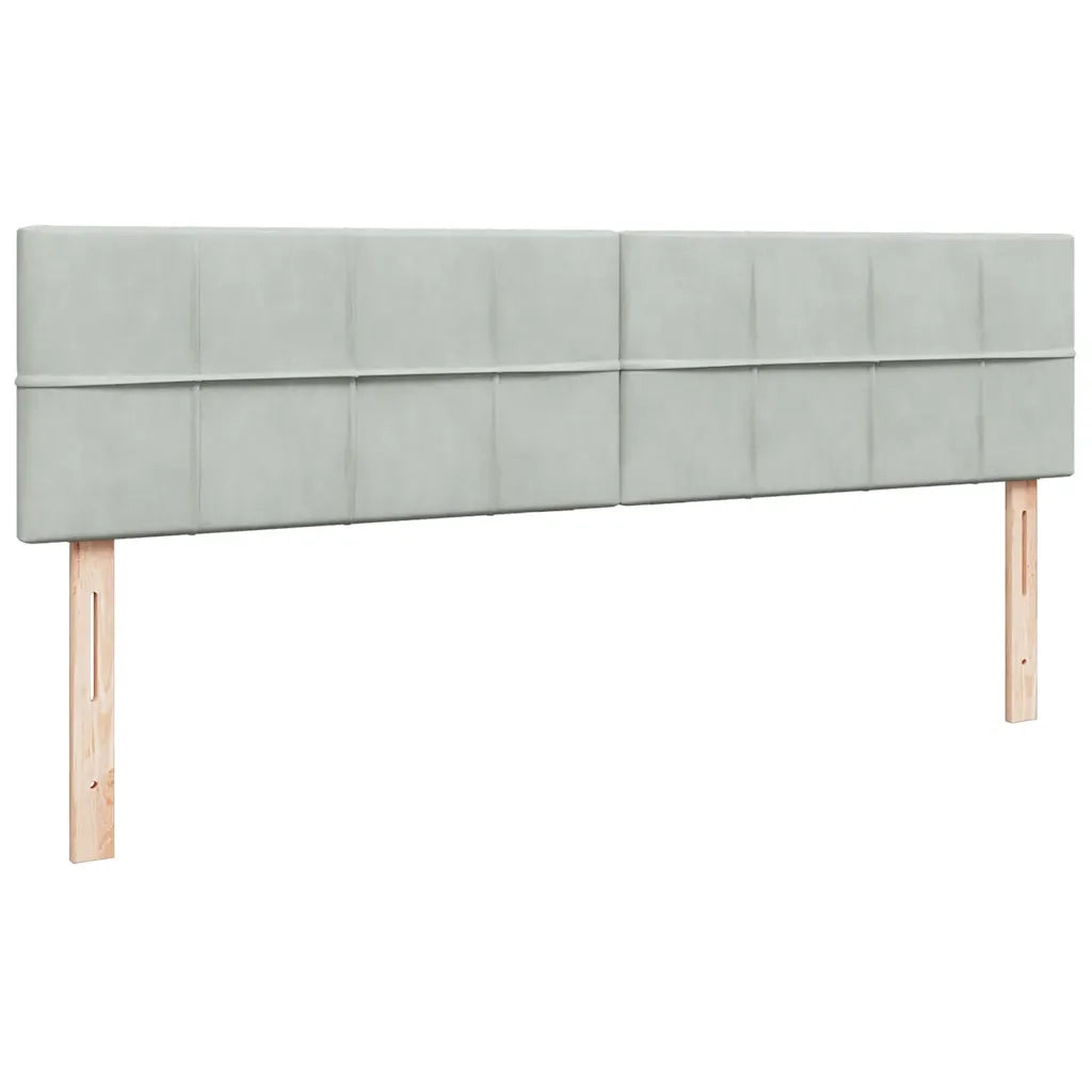 Struttura Letto Pouf con Materasso 200x200 cm in Velluto