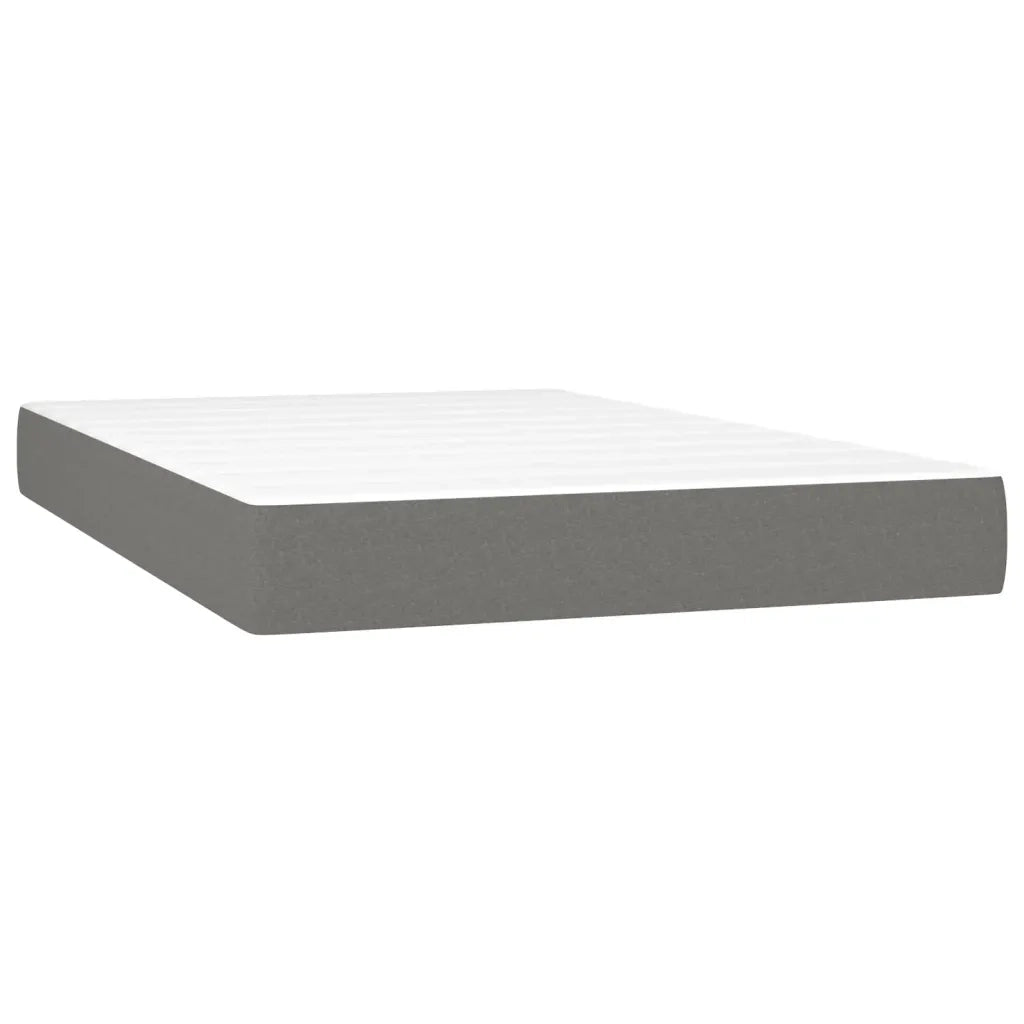 Materasso a Molle Insacchettate Rigidità Media Grigio Scuro 120x200x20 cm 347755