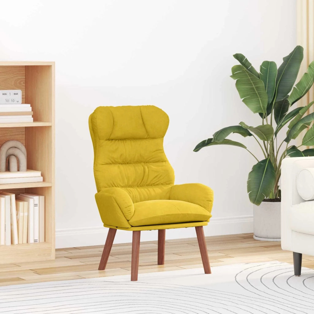 poltrona Giallo 69 x 74 x 93 cm Velluto 42001894