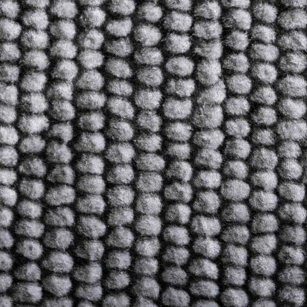 Tappeto Antracite 50 x 300 cm 100% Poliestere 3 mm Lavabile 42041680