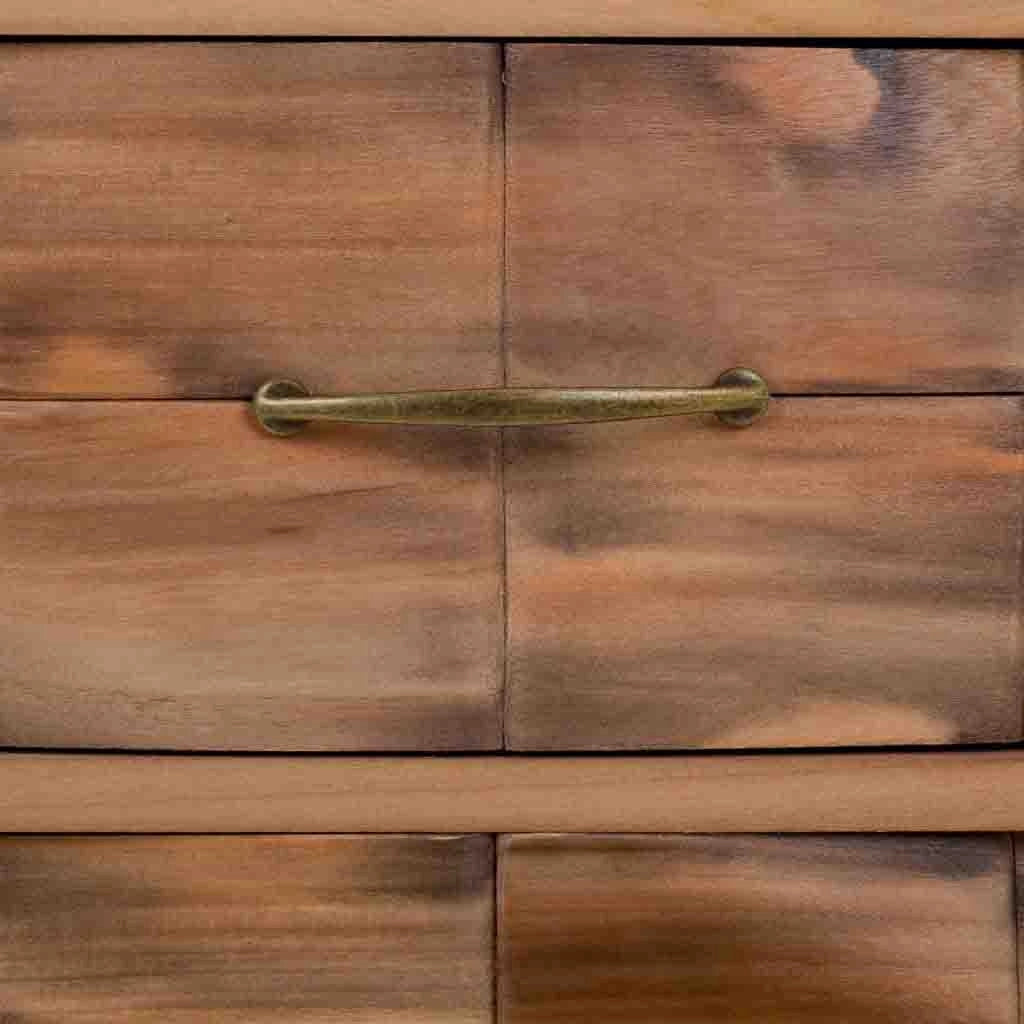 Comodino in legno marrone 50x38x73