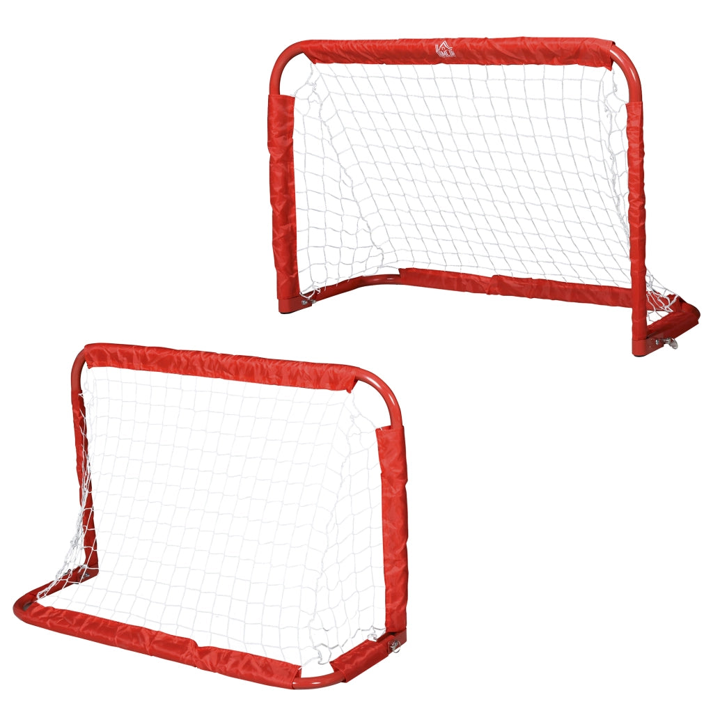Porte da calcio pieghevoli set 2 pezzi ¨C Minimal ¨C 90x36x60 cm rosso
