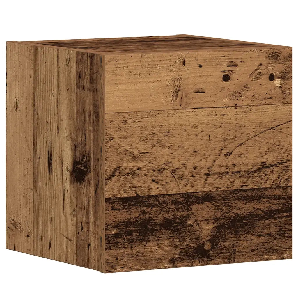 Mobili TV a Parete 3 pz | Armadietto TV | Mobile Porta TV Legno Antico in Legno Multistrato