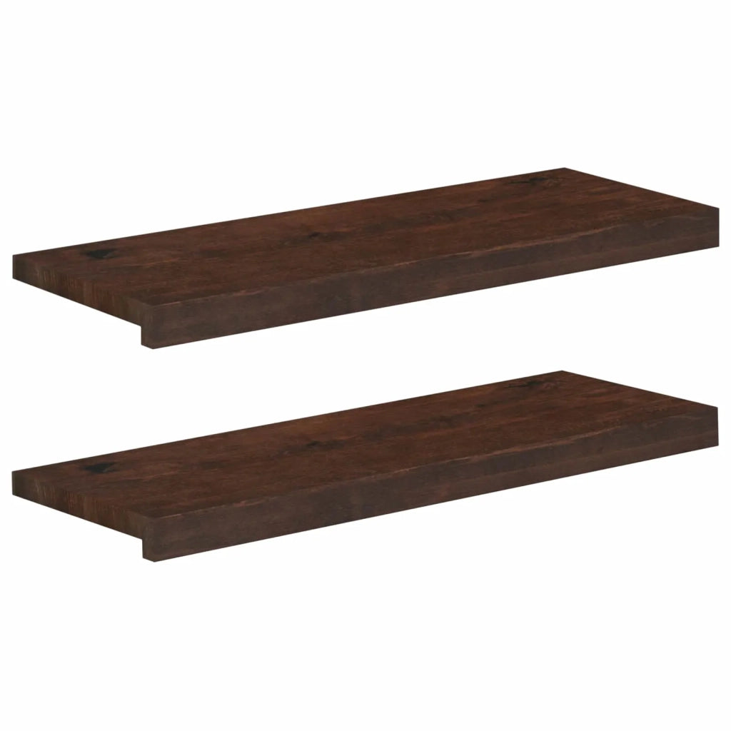 Soglie per finestre 2 pz Marrone Scuro 70 x 25 x 2 cm 42048303