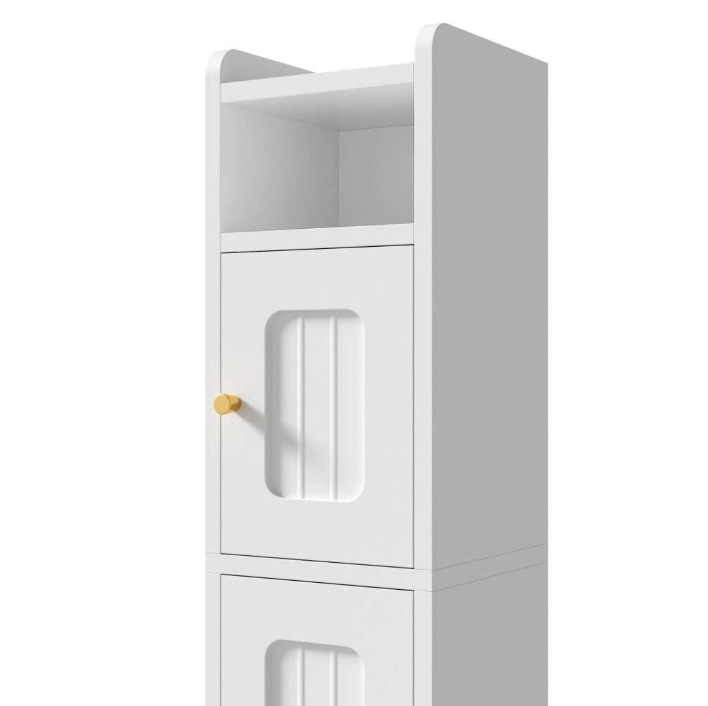 ARMADIO MULTIUSO 20x20x80 cm Truciolare Bianco con ripiano regolabile