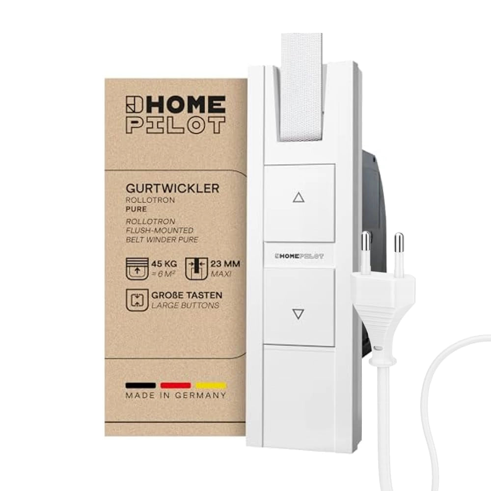 Avvolgitore Elettrico ad Incasso 8 Interasse 165 Placca Proxe Bianca 6 mt