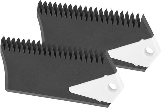 Cera per tavola da surf - Manutenzione della tavola - Tutti i clima - Set - Grigio - Sport acquatici - Adatto per tavola da surf, skimboard e kiteboard - Duraturo e antiscivolo.