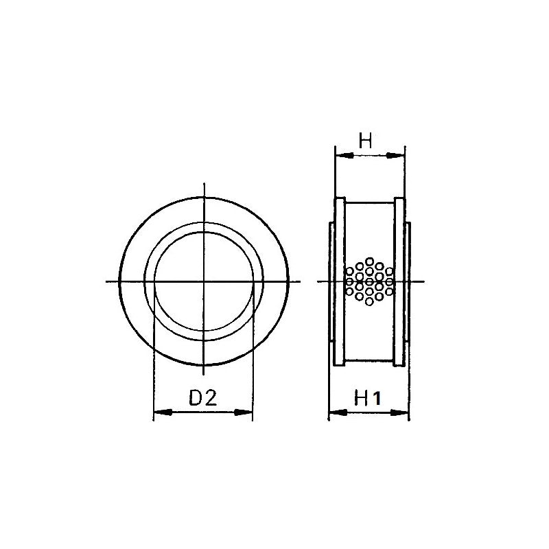 FILTRO ARIA YANMAR OR. 129470-12330