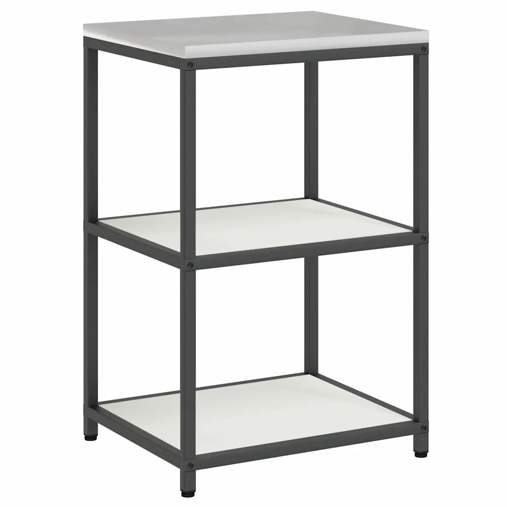Set di Stoccaggio per Cucina con lo scaffale 2 pcs Bianco 3392688