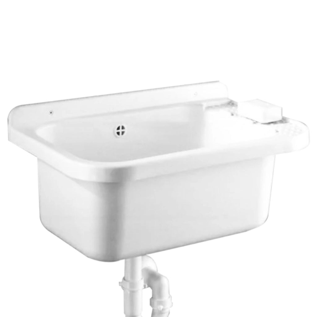 PILOZZO DA PARETE IN RESINA BIANCO - CM 60 x 40
