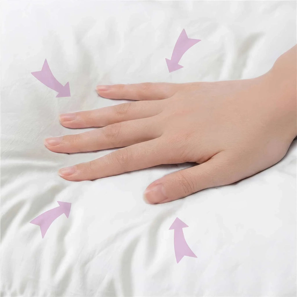 Cuscino con cuscino HEERLEN 2 pz Rosa Velluto 924971