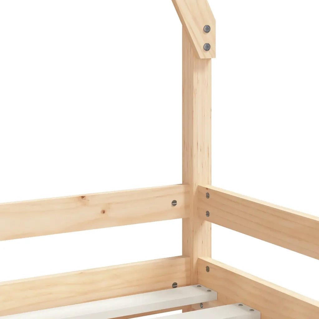 Giroletto per Bambini | Letto Infantile | Lettino 70x140 cm in Legno Massello di Pino