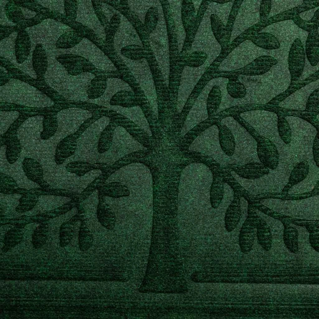 Zerbino in fibra e gomma verde 75x45
