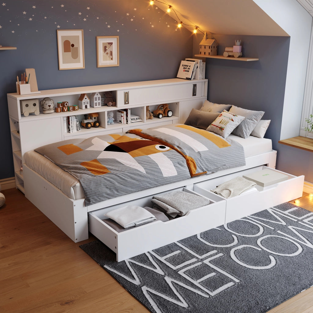 Daybed multifunzione MDF 90x200 cm