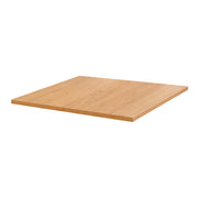 Oviala - Piano tavolo quadrato in laminato 60 x 60 cm in legno chiaro