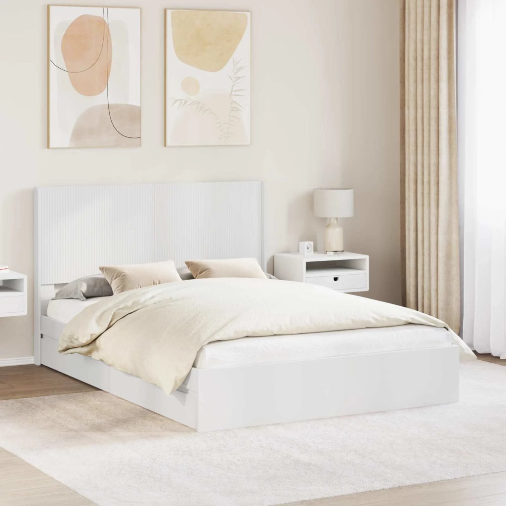 Struttura del letto con stoccaggio e testata 3 pcs 3414019