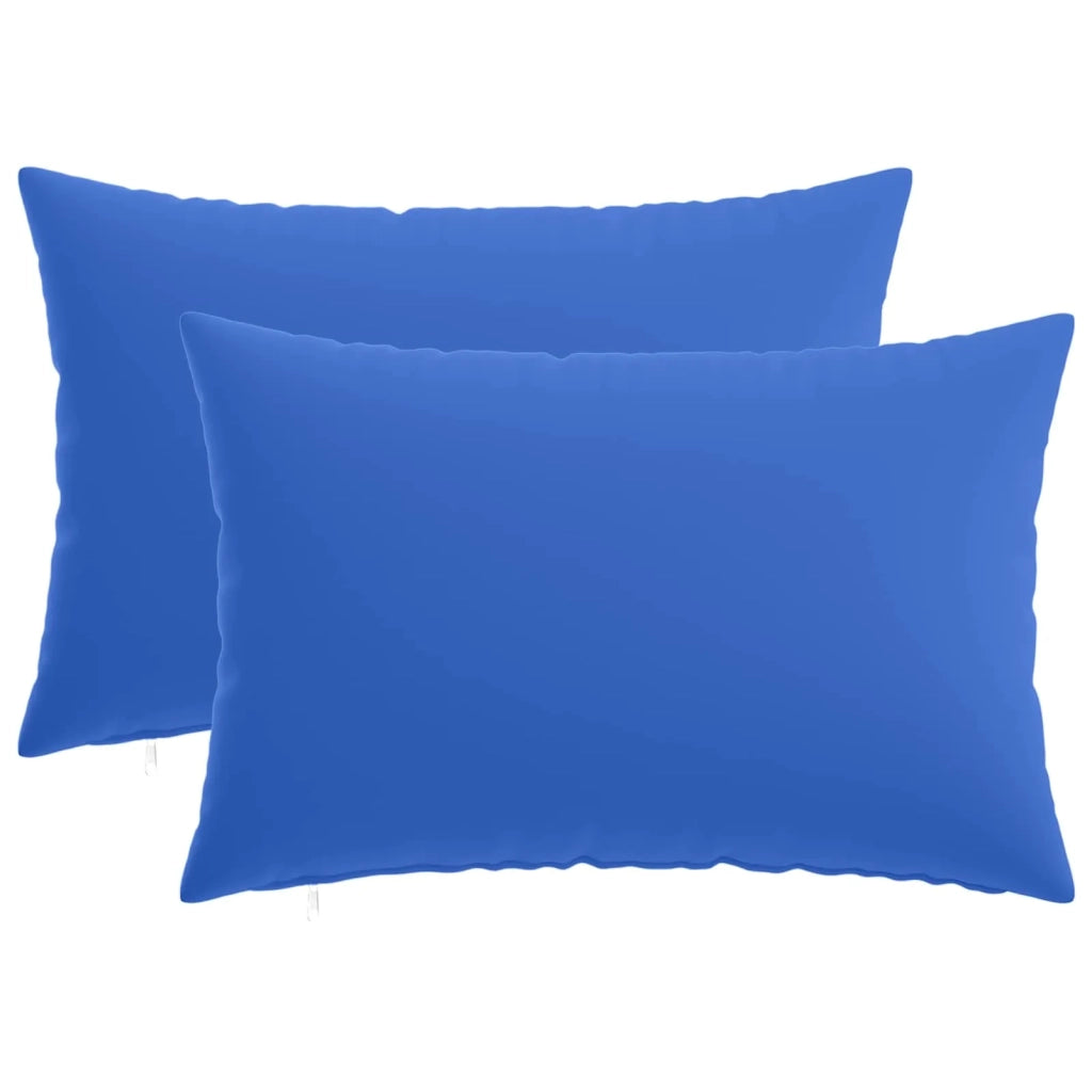 Cuscino 2 pz HEERLEN Blu Reale 50 x 75 cm Poliestere 927608