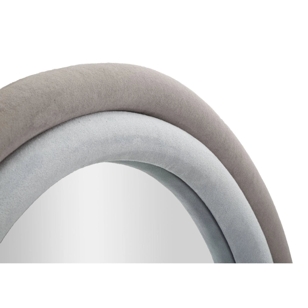 Specchio con Cornice VKH468, Grigio, MDF, 60x4x90 cm
