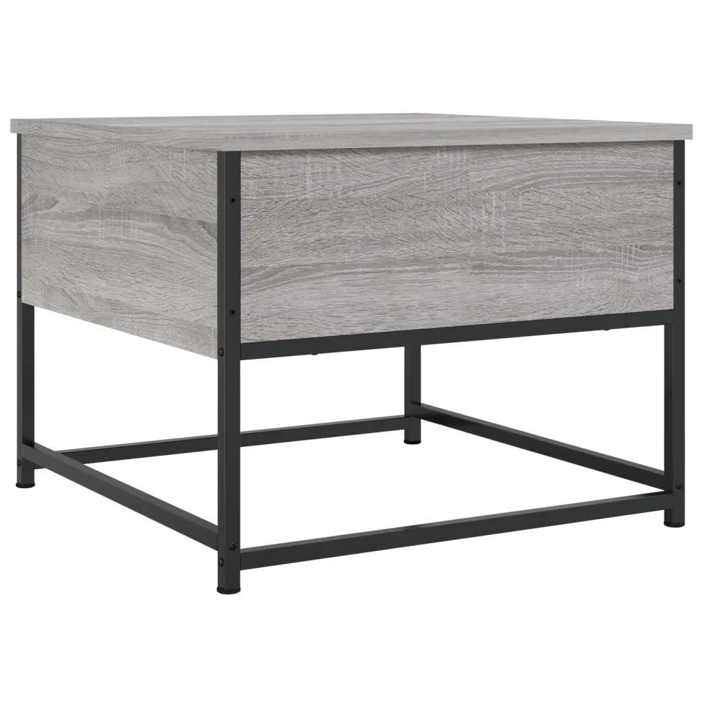 Tavolino da Salotto Grigio Sonoma 51x51x40 cm Legno Multistrato 833978
