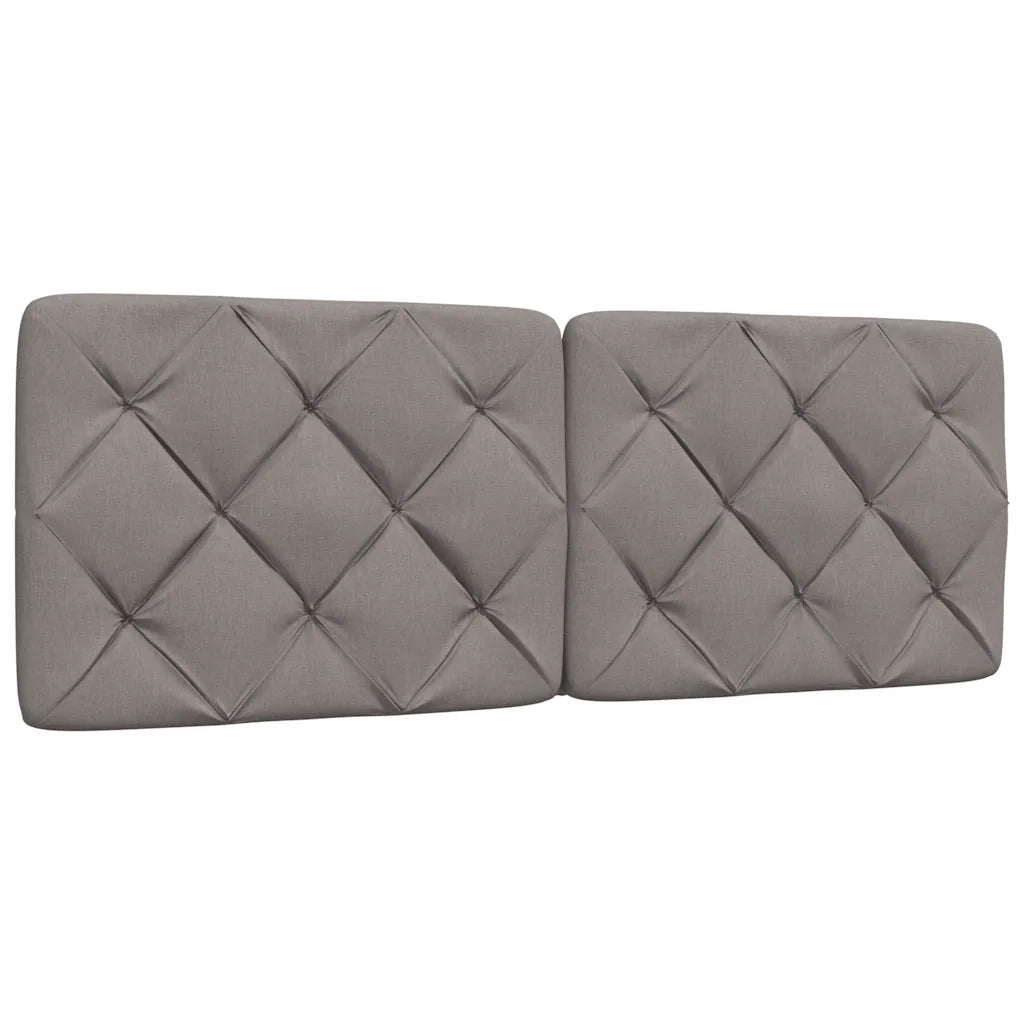 Giroletto con LED senza Materasso Tortora 140x190 cm in Tessuto